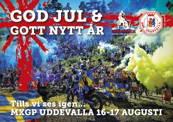 God Jul önskar MXGP Uddevalla