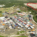 Parking close to the track