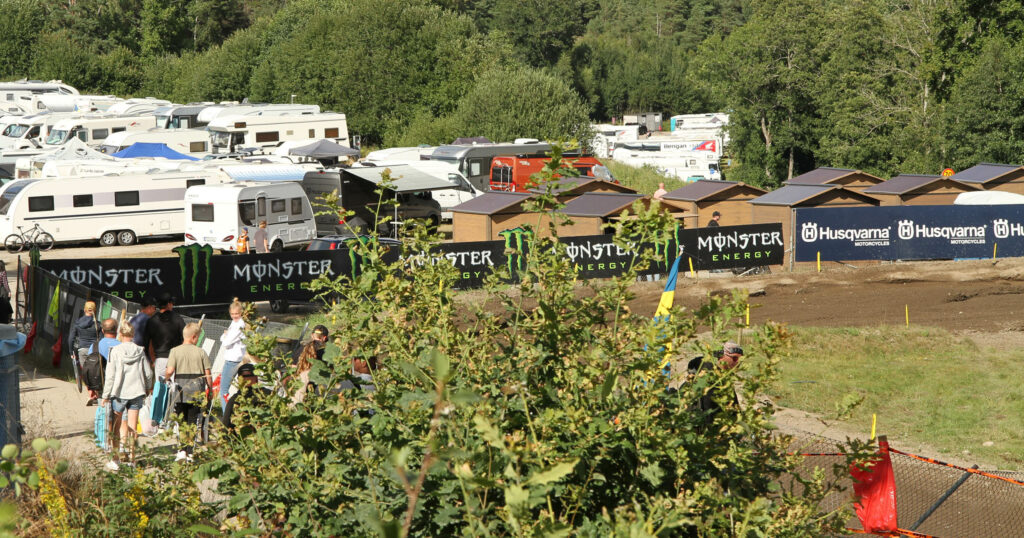 Camping and pop up cottage at MXGP UDDEVALLA 